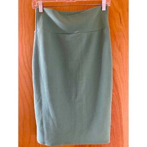 Seafoam Green LuLaRoe Cassie Skirt.  Size S